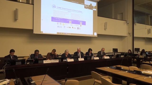 SIDE EVENT AT UNITED NATIONS GENEVA — REFUGEE PROTECTION AND HUMAN TRAFFICKING & THE GLOBAL REFU... смотреть онлайн
