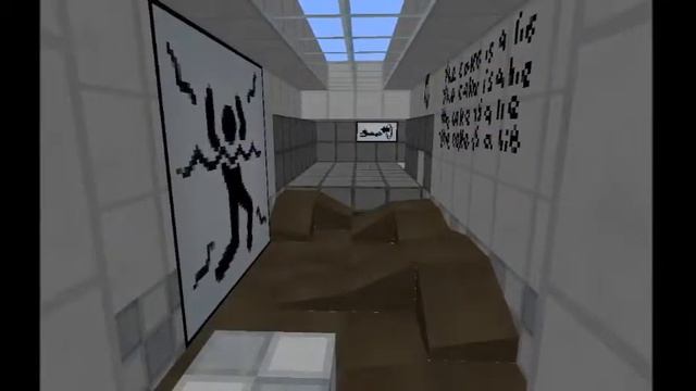 Portal 2 Minecraft map Official Trailer +link download. смотреть онлайн