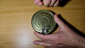 Открываем консервы с кольцом легко и безопасно (способ-2)