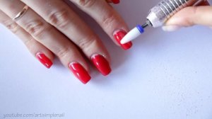 Как снять гель-лак фрезой на левой и правой руке? Как тренироваться?