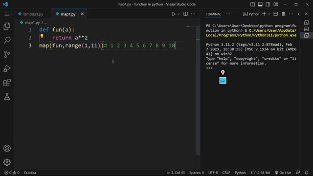 map() function (higher order function) in python ?? | Python Programing #55 | By AKSD SOLUTION смотреть онлайн