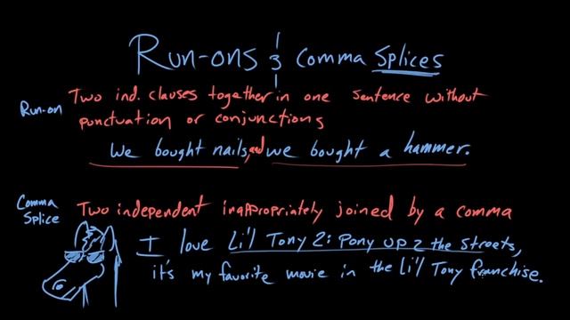 Run-ons and comma splices | Syntax | Khan Academy смотреть онлайн