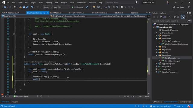 HTTPPATCH: Create API to partially update an item | ASP.NET Core 5.0 Web API tutorial смотреть онлайн