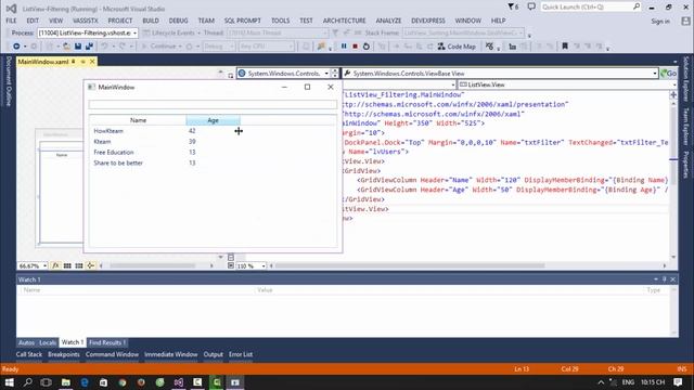 [Khóa học lập trình WPF] - Bài 29: ListView - Filtering| HowKteam смотреть онлайн