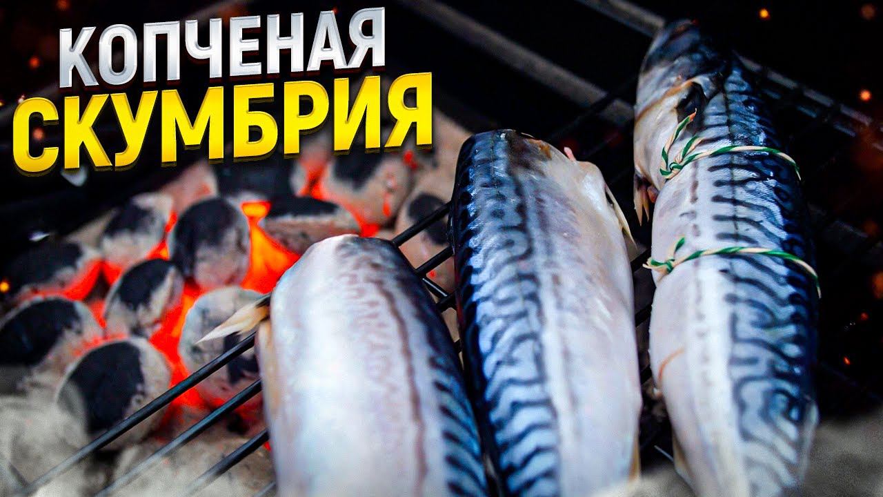 СКУМБРИЯ копченая в угольном гриле смотреть онлайн