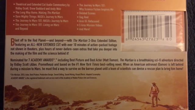 The Martian: Extended Edition Blu-ray Unboxing [Filmed in 4K] смотреть онлайн