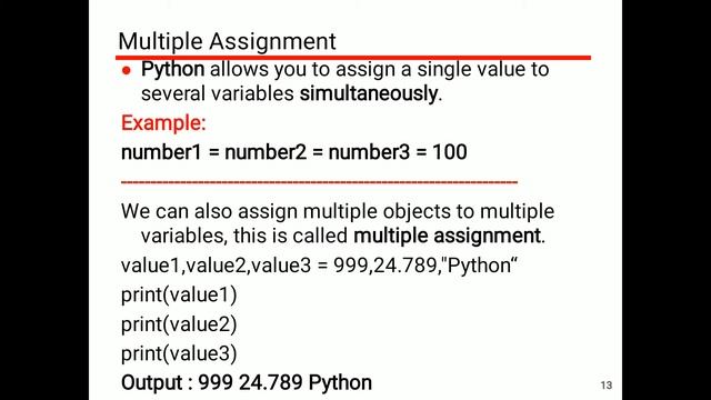 Python Programming Unit - 1 смотреть онлайн