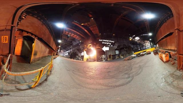 FocusOn Basic Oxygen Steelmaking at Port Kembla — 360-degree Tour смотреть онлайн
