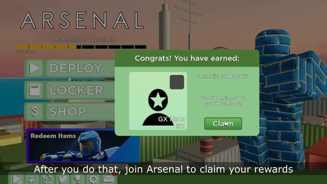 How to get the OVERTONE SKIN & OTHER OPERA GX ITEMS in ARSENAL // Roblox смотреть онлайн
