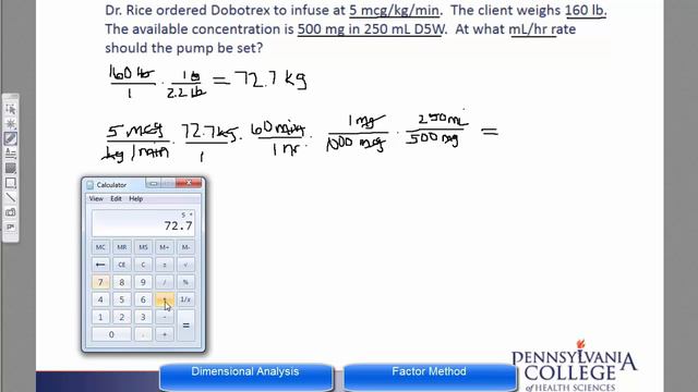 Weight Dose #6 find mL/hr смотреть онлайн