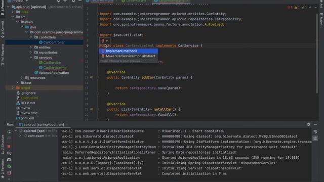 Tutorial Service dan Service Impl API Spring Boot Java MySQL Ep 7 Service dan Service Implements смотреть онлайн