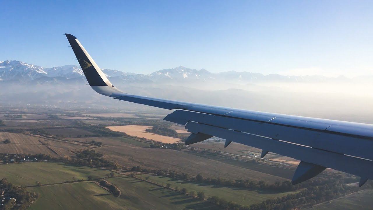 Air Astana. Вечерняя посадка в Алматы.