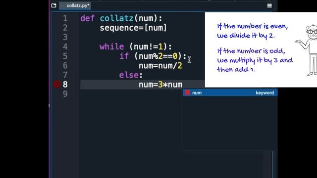 Collatz Conjecture: Python in Generating Collatz Sequences смотреть онлайн