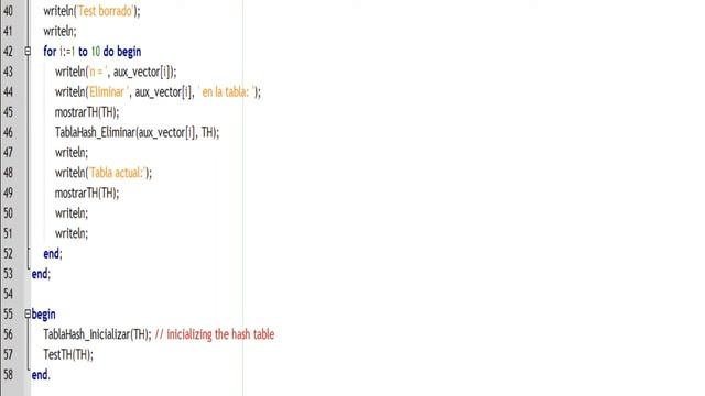 Free Pascal Hash Table Double Rehash example: Insert and delete elements смотреть онлайн