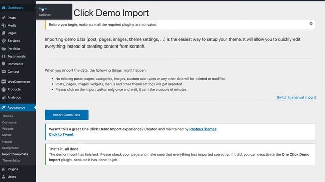 Install "Nur" WordPress template and import demo data смотреть онлайн