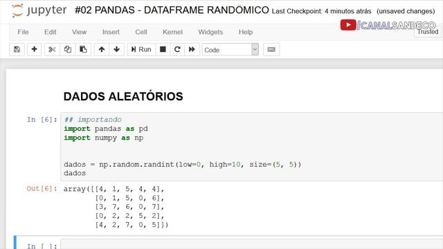 #06 PANDAS - CRIANDO UM DATAFRAME ALEATÓRIO смотреть онлайн