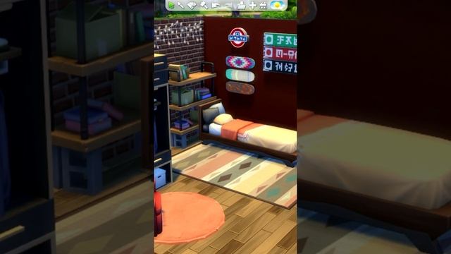 комната парня подростка | СТРОИТЕЛЬСТВО В СИМС 4 | The Sims 4 #shorts#sims4#thesims4shorts смотреть онлайн