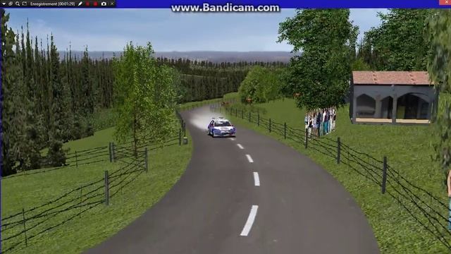 rFactor RSDG Rallye, Rallye des Bauges Arith, 306 Maxi Kit-Car, vue extérieur смотреть онлайн