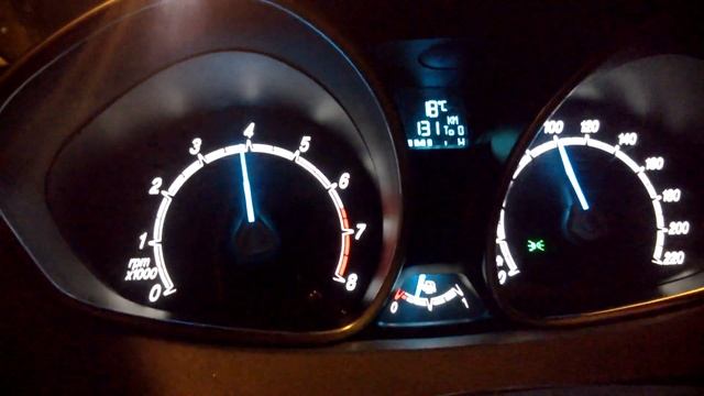 Ford Fiesta 2013 Ecoboost 1.0L 100HP Acceleration (stock) 3 Attempt