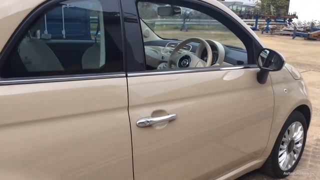 FIAT 500 LOUNGE BEIGE 2014 смотреть онлайн
