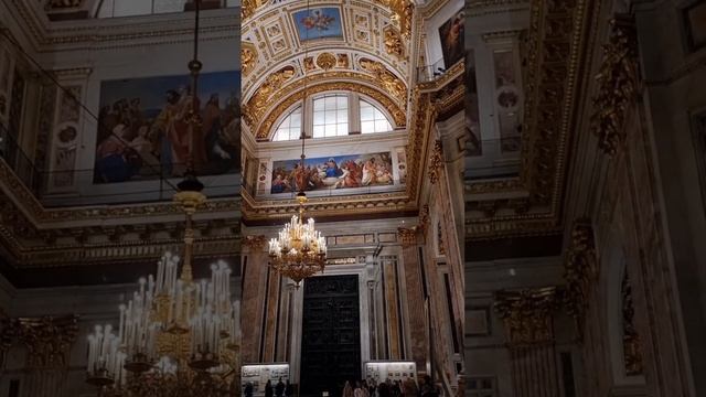 Исаакиевский собор, 1858 г, крупнейший православный храм в Санкт-Петербурге, шедевр зодчества Росси смотреть онлайн