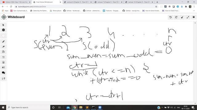 Python Class 18(While loop, Sum of even-odd nos, Fibonacci)|11th Std CBSE Hindi| Comp. Sc. 2020-21 смотреть онлайн