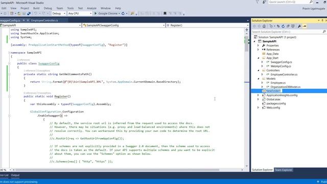 Customize Swagger UI in ASP.NET Web API Restful Service смотреть онлайн