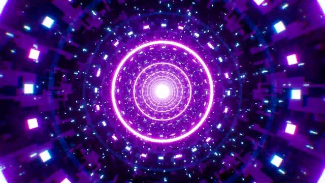 4k VJ LOOP NEON Neon Circle Background - live wallpaper windows 11 - Motion 4k Screensaver смотреть онлайн