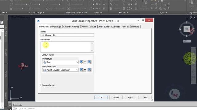 How to Presentation Total Station or GPS Survey Data in Auto CAD Civil 3D Part 1 смотреть онлайн