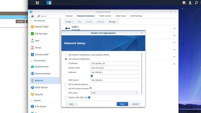 Synology to QNAP with Link Aggregation смотреть онлайн