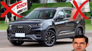 Замена резинки стеклоочистителя на бескаркасных щетках CHERY TIGGO 8 PRO