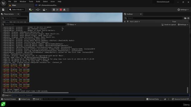59 - Writing To The Output Log смотреть онлайн
