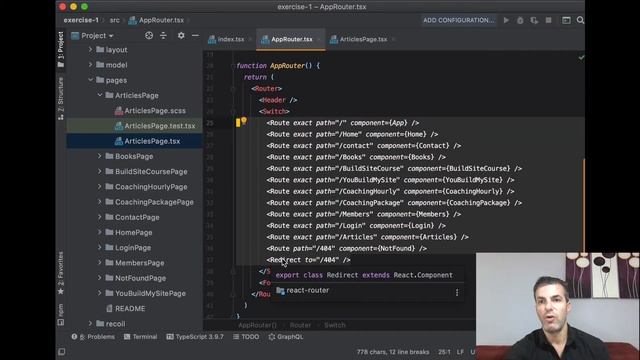Integrate React Router into React 17 TypeScript Project - Part 2 смотреть онлайн