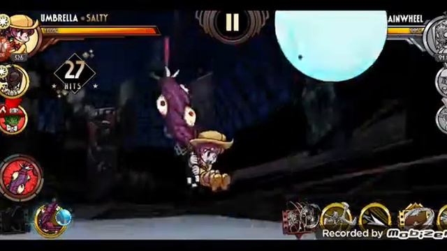 Skullgirls Mobile || Umbrella combo смотреть онлайн