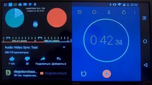 GOOGLE CHROMECAST 2 VIDEO AND AUDIO DELAY TEST ПРОВЕРКА ЗАДЕРЖКИ ВИДЕО И ЗВУКА