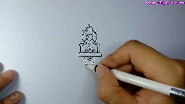 How To Draw Clockman mini very Easy смотреть онлайн