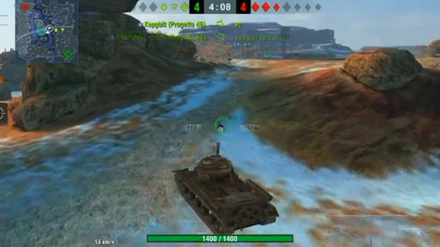 ИС 7лвл карта Каньон | World of Tanks Blitz смотреть онлайн