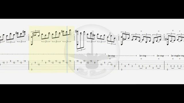 Moonlight Sonata | Beethoven | TAB Guitar смотреть онлайн