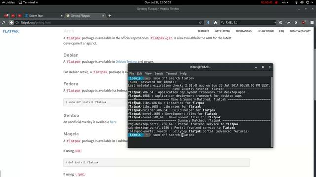 Установка Flatpak в Fedora 26 Workstation смотреть онлайн