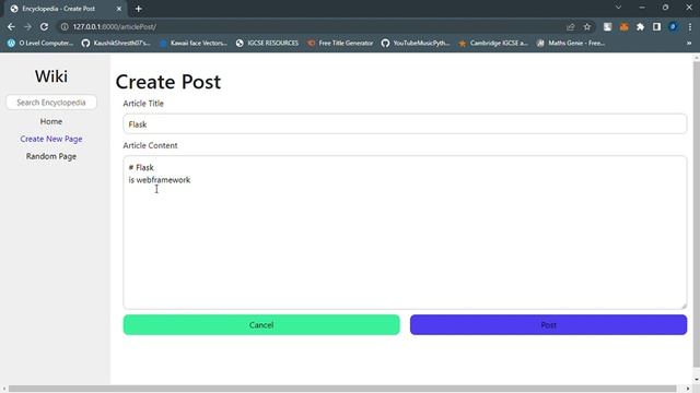 wiki - CS50's Web Programming with Python and JavaScript смотреть онлайн