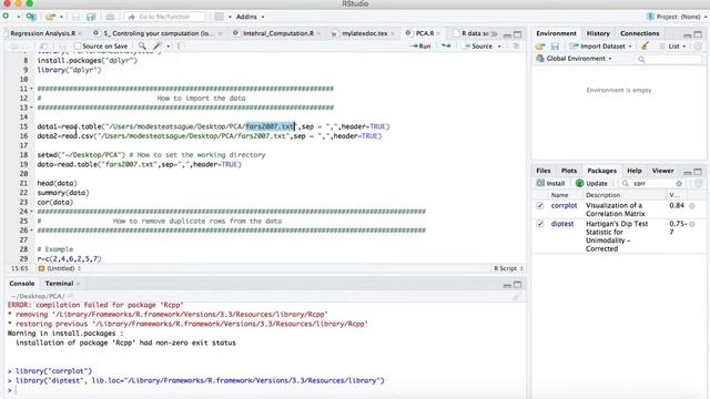 [2] data analyst: import data txt, csv , Set Working Directory in R смотреть онлайн