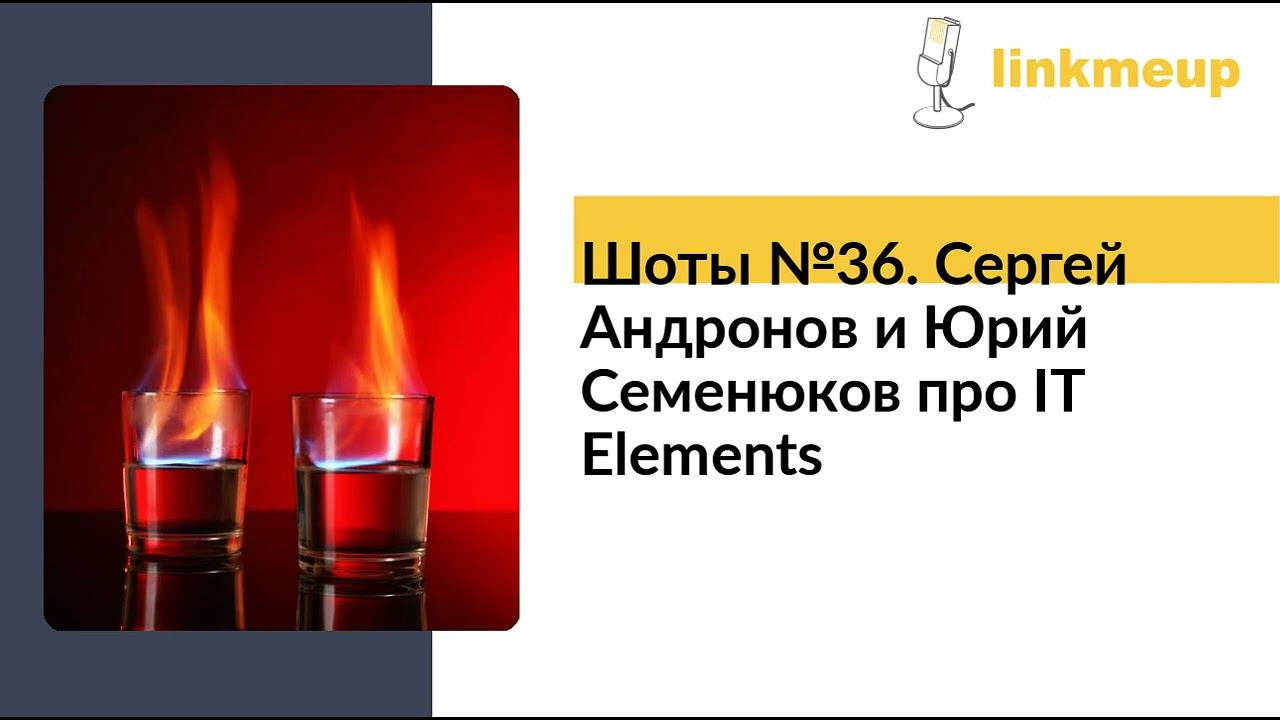 Шоты №36. Сергей Андронов и Юрий Семенюков про IT Elements смотреть онлайн