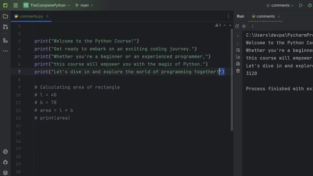 Comments in Python Simplified | Single line | Block | Inline Comments | ByteAdmin смотреть онлайн