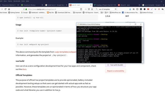Vue Js Tutorial for beginners in BANGLA(#37) vue cli and npm install смотреть онлайн