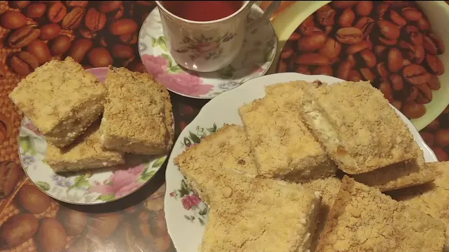 Очень аппетитный десерт "Королевская ватрушка" смотреть онлайн