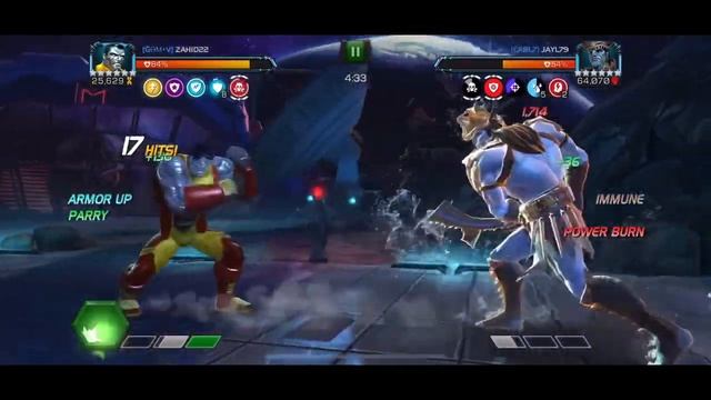 Colossus vs Attuma Mini (Node 49) | MCOC смотреть онлайн