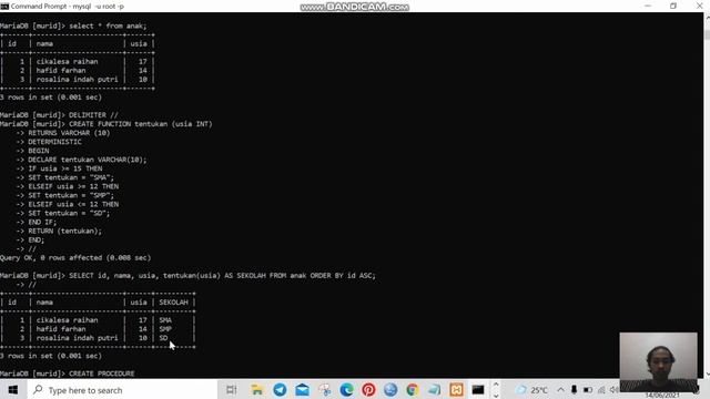 Stored Function, Stored Procedure, Exception Handler pada MYSQL - Sistem Basis Data смотреть онлайн