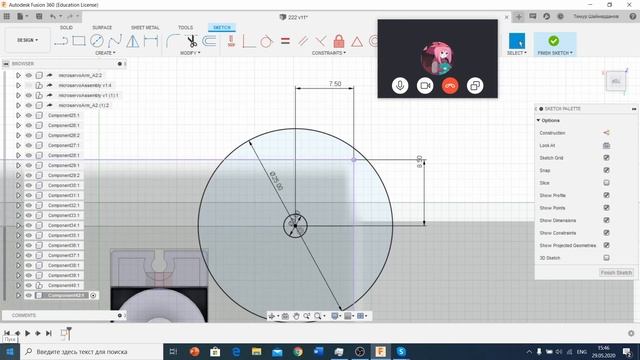 Fusion 360 Урок № 12 - Проектирование руки манипулятора. Часть 2. #Fusion360