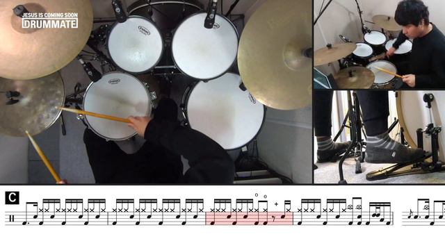[Lv.15] Despacito - Luis Fonsi (ft. Daddy Yankee)  (★★★☆☆) Pop Drum Cover (Score, Lessons, Tutorial смотреть онлайн