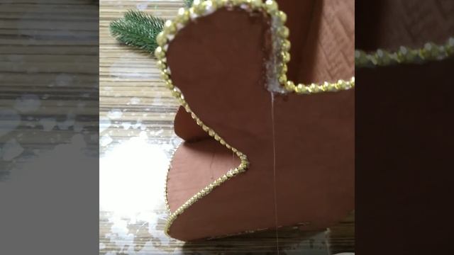 Новогодние сани своими руками за 30 мин. Edelweiss #новогодний декор# сказочные сани # новый год смотреть онлайн